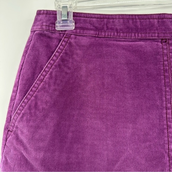 Boden Purple Corduroy A Line Career Business Skirt Size 6 - Picture 3 of 4